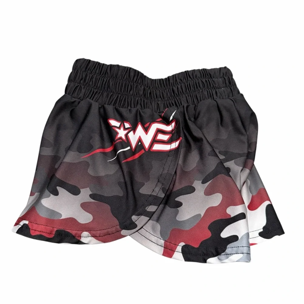 Woodlands Elite Girls Flowy‎ Athletic Shorts | Camo | Size YXS